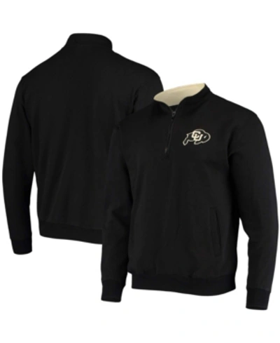 Colosseum Men's Black Colorado Buffaloes Tortugas Logo Quarter-zip Jacket
