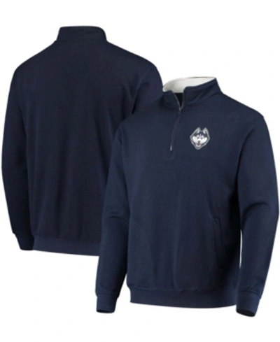 Colosseum Men's Navy Uconn Huskies Tortugas Logo Quarter-zip Jacket