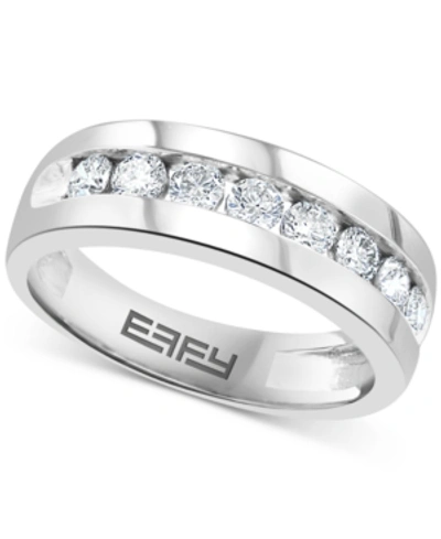 Effy Collection Effy Men's Diamond Band (1 Ct. T.w.) In White Gold