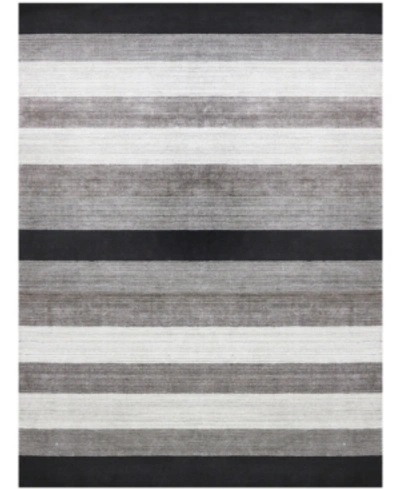 Amer Rugs Blend Beth 4' X 6' Area Rug In Charcoal