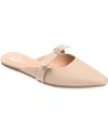 Journee Collection Missie Bow Mule In Bone