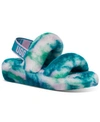 Ugg Oh Yeah Marble Slingback Sandals In Aquatic Blue Marble