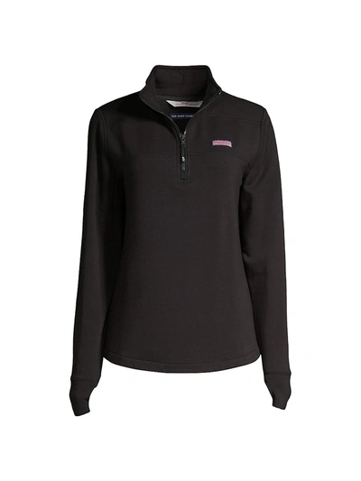 Vineyard Vines Dreamcloth Relaxed Lounge Shirt In Jet Black