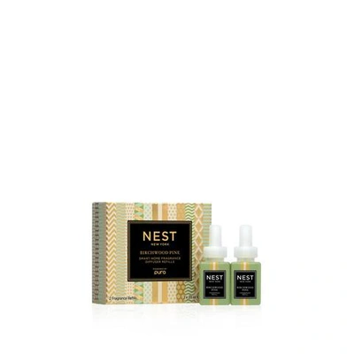 Nest New York Birchwood Pine Refill Duo For Pura Smart Home Fragrance Diffuser