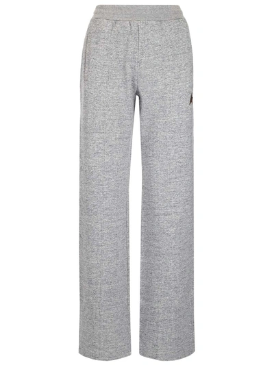 Golden Goose Heather Gray Cotton Dorotea Jogging Pants In Grey