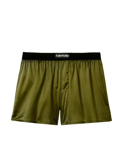 Tom Ford Boxer In Green