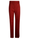 ALEXANDRE VAUTHIER CHECK HOUNDSTOOTH TROUSERS,213PA1500 RED
