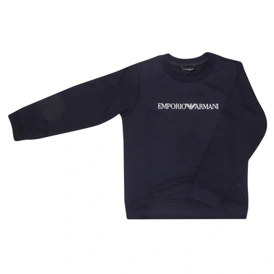 Emporio Armani Kids' Sweatshirt Sweatshirt In Navy