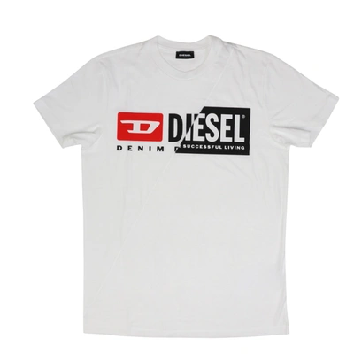 Diesel Kids' Tdiegocuty T-shirt In White