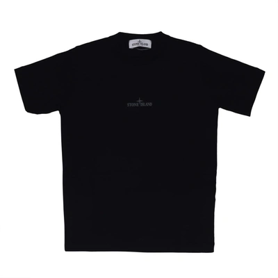Stone Island Junior Kids' Ls T-shirt T-shirt In Black