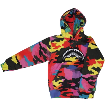 Sprayground Kids' Camo Hood Hoodie In Multicolor