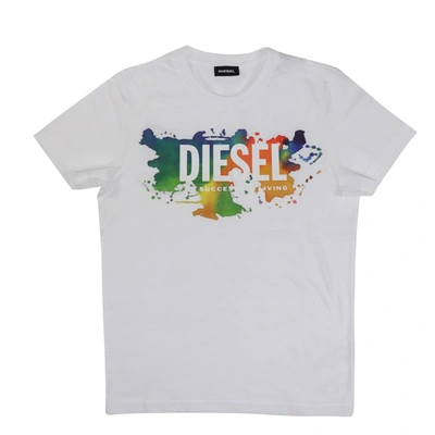 Diesel Kids' Tdosky T-shirt In White