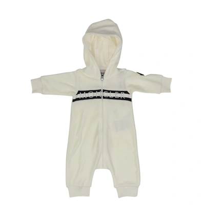 Moncler Babies' Romper Jump Suit In Cream