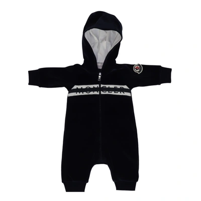 Moncler Babies' Romper Jump Suit In Navy