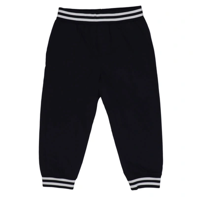 Moncler Kids' Polyester Trousers In Navy