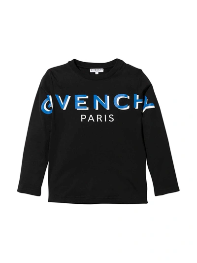 Givenchy Kids' Unisex Black T-shirt In Nero