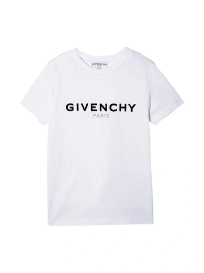 Givenchy Kids' Unisex White T-shirt In Bianco