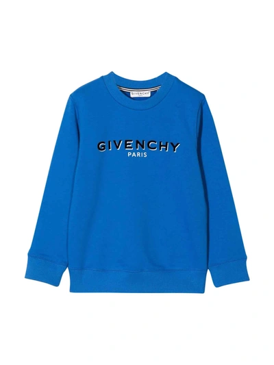 Givenchy Kids' Unisex Blue Sweatshirt