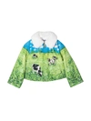 MOSCHINO PATTERNED DOWN JACKET,HDS03KL3A10 84307