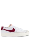 Nike Blazer Low '77 Vntg Sneakers In White/team Red In Team Red  White  & Sail