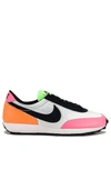 Nike Daybreak Sneaker In Summit White  Black  & Atomic Orange