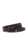 ERMENEGILDO ZEGNA ERMENEGILDO ZEGNA RECTANGULAR BUCKLE BELT