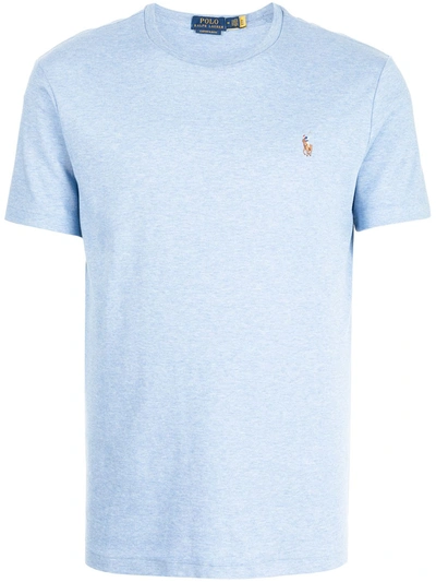 Polo Ralph Lauren Polo Pony Embroidered T-shirt In 蓝色