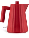 Alessi Plissé Small Electric Tea Kettle In 红色