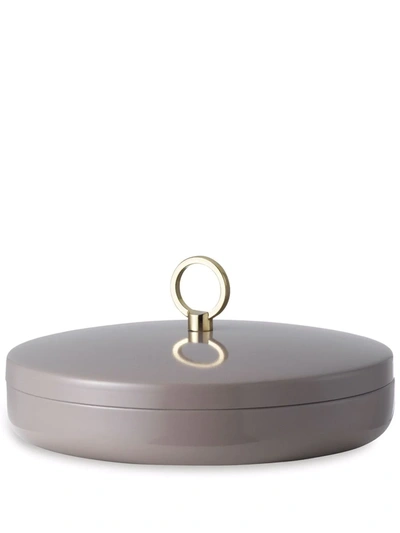 Normann Copenhagen Large Round Ring Box In Taupe