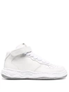 Miharayasuhiro Maison Mihara Yasuhiro Perforated Detailed High Top Sneakers In White