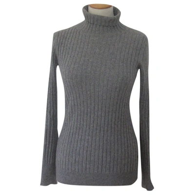 Pre-owned Burberry Cashmere Jumper In Anthracite