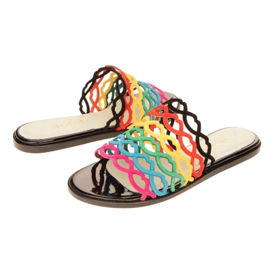 Pre-owned Giannico Leather Sandal In Multicolour