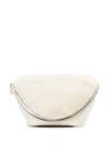 Studio Amelia Momo Shearling Tote Bag In White