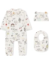 DOLCE & GABBANA SKETCH-PRINT COTTON BABYGROW SET