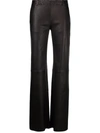 STOULS STRAIGHT-LEG LEATHER TROUSERS