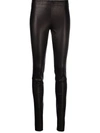 STOULS HIGH-WAIST LEATHER LEGGINGS