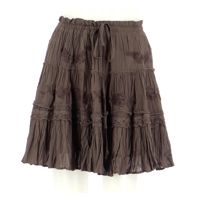 Pre-owned Ralph Lauren Skirt Suit In Brown