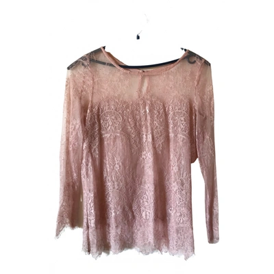 Pre-owned The Kooples Spring Summer 2019 Lace Shirt In Pink
