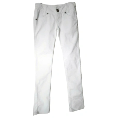 Pre-owned Thomas Wylde Jeans In White