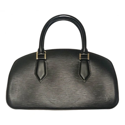 Pre-owned Louis Vuitton Jasmin Leather Handbag In Black
