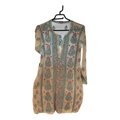 Pre-owned Juliet Dunn Mid-length Dress In Multicolour