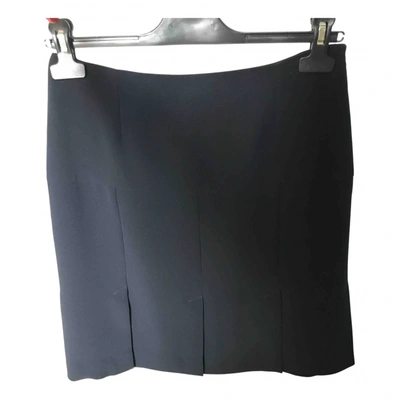 Pre-owned Weill Mid-length Skirt In Navy