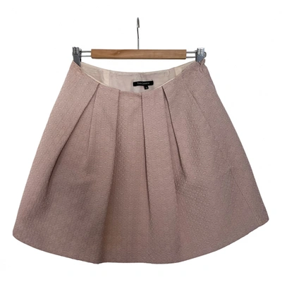 Pre-owned Tara Jarmon Mid-length Skirt In Pink