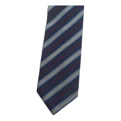 Pre-owned Enrico Coveri Silk Tie In Blue