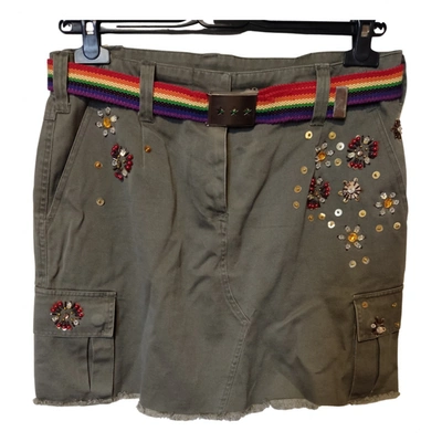 Pre-owned Compagnia Italiana Mini Skirt In Multicolour