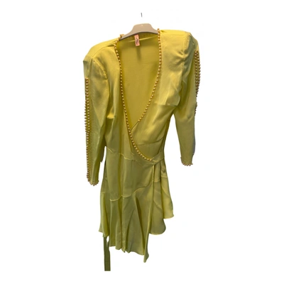 Pre-owned Agent Provocateur Silk Dress In Green
