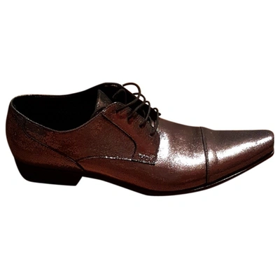 Pre-owned Byblos Leather Lace Ups In Other