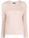 APC ALISSANDRE OPENWORK CABLE-KNIT JUMPER