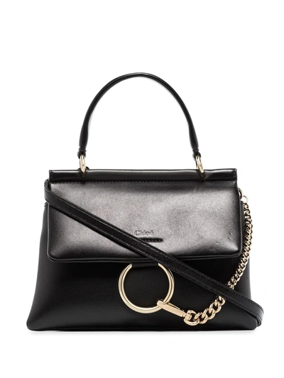 Chloé Mini Faye Shoulder Bag In Black
