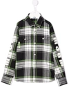 MSGM CHECK-PRINT SHIRT